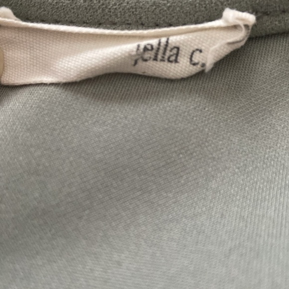 Jella C. Women’s Gray Shift Short Bell Sleeve Above Knee Dress Size Medium - Picture 4 of 4